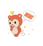 Monkey in Chinese New Year-Red Monkey（個別スタンプ：5）