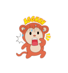 Monkey in Chinese New Year-Red Monkey（個別スタンプ：13）