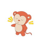 Monkey in Chinese New Year-Red Monkey（個別スタンプ：15）