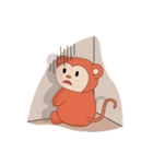 Monkey in Chinese New Year-Red Monkey（個別スタンプ：16）