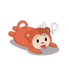 Monkey in Chinese New Year-Red Monkey（個別スタンプ：26）