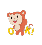 Monkey in Chinese New Year-Red Monkey（個別スタンプ：27）
