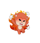 Monkey in Chinese New Year-Red Monkey（個別スタンプ：33）