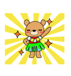 アロハくまさん★使えるメッセージ（個別スタンプ：27）