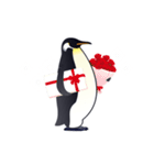 ゆるい皇帝ペンギン（個別スタンプ：4）