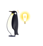 ゆるい皇帝ペンギン（個別スタンプ：5）