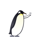 ゆるい皇帝ペンギン（個別スタンプ：35）