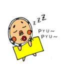 ひょっとこさんの一日でぴゅ（個別スタンプ：4）