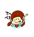 ウサギのはまきんと女の子（個別スタンプ：31）