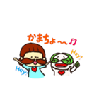 ウサギのはまきんと女の子（個別スタンプ：38）