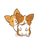 Corgi Dog KaKa - Good Friends（個別スタンプ：5）