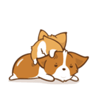 Corgi Dog KaKa - Good Friends（個別スタンプ：7）