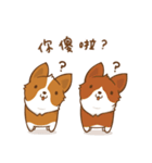 Corgi Dog KaKa - Good Friends（個別スタンプ：17）