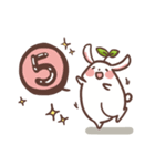 New Year Mameme rabbit（個別スタンプ：1）