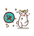 New Year Mameme rabbit（個別スタンプ：2）