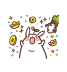 New Year Mameme rabbit（個別スタンプ：33）