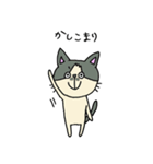 3匹の猫（ゆるめ）（個別スタンプ：18）
