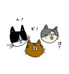 3匹の猫（ゆるめ）（個別スタンプ：37）