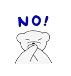 しろくまな日常（個別スタンプ：2）