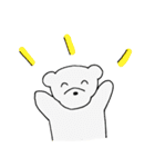 しろくまな日常（個別スタンプ：4）