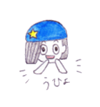Araco and 3 cats（個別スタンプ：8）