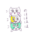 Araco and 3 cats（個別スタンプ：24）