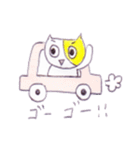 Araco and 3 cats（個別スタンプ：32）
