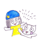 Araco and 3 cats（個別スタンプ：40）