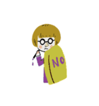 Nose ＆ Glasses（個別スタンプ：7）
