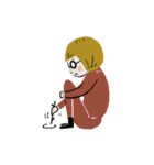 Nose ＆ Glasses（個別スタンプ：9）