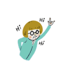 Nose ＆ Glasses（個別スタンプ：14）
