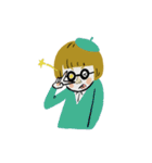 Nose ＆ Glasses（個別スタンプ：18）