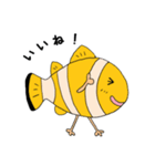 新型アネモネ魚《IKKAの日常》（個別スタンプ：3）