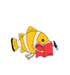 新型アネモネ魚《IKKAの日常》（個別スタンプ：38）