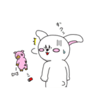 ウサ犬とおブっちゃん（個別スタンプ：14）