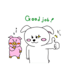 ウサ犬とおブっちゃん（個別スタンプ：36）