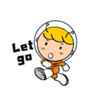 Space boy is here（個別スタンプ：18）