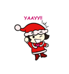 Mini Santa Girl（個別スタンプ：3）