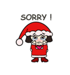 Mini Santa Girl（個別スタンプ：4）