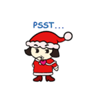 Mini Santa Girl（個別スタンプ：14）