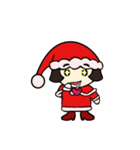 Mini Santa Girl（個別スタンプ：19）