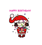 Mini Santa Girl（個別スタンプ：26）