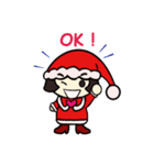 Mini Santa Girl（個別スタンプ：27）