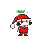 Mini Santa Girl（個別スタンプ：32）
