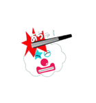 ピエロと雲（個別スタンプ：5）