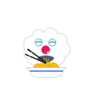 ピエロと雲（個別スタンプ：7）