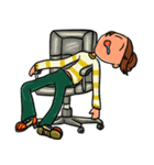 Lazy Tatar（個別スタンプ：15）
