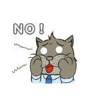 Gray cat with tiger Taro Pills（個別スタンプ：2）