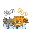 Gray cat with tiger Taro Pills（個別スタンプ：38）