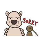 Quokka and little partner（個別スタンプ：5）